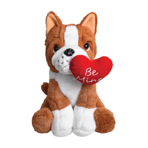 Ultra Stuffed Huggable Cute Sitting Dog for Birthday Anniversary Valentine 12 Inch Brown