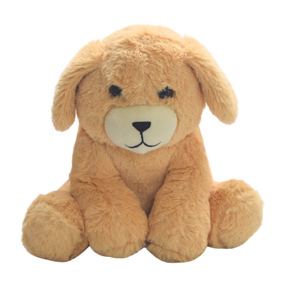 Ultra Fluffy Dog Soft Stuffed Kids Toy Animal Plush 7 Inch Brown