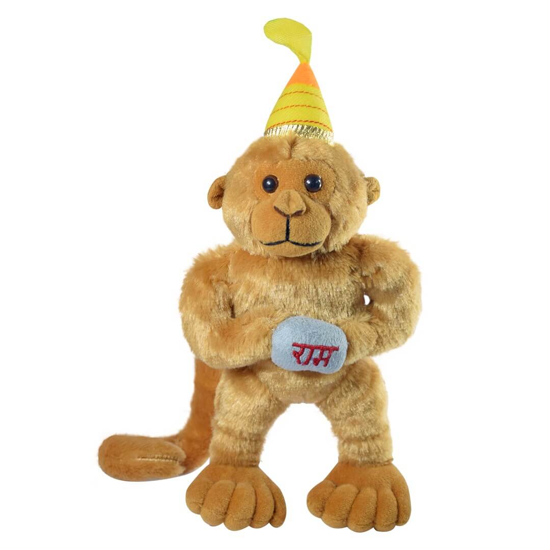 Ultra Ramayana Vanar Baby Monkey Stuffed Soft Plush Kids Animal Toy 7 Inch Multicolor