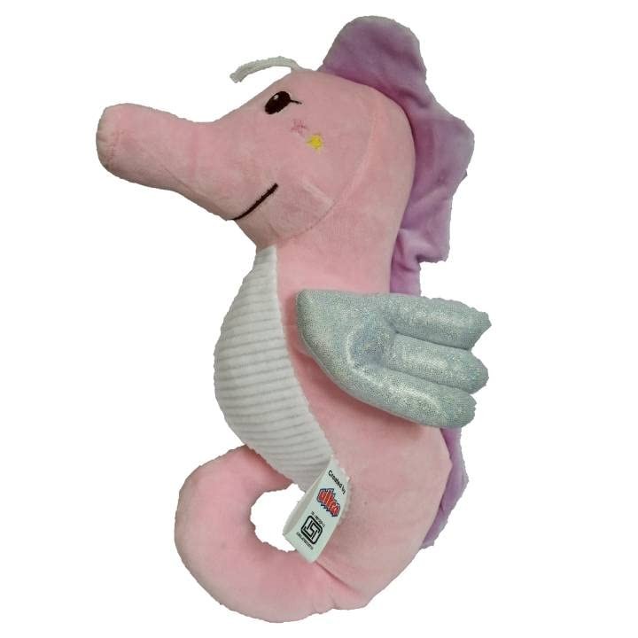 Ultra Cuddly Seahorse Soft Stuffed Kids Plush Toy 12 Inch Pink