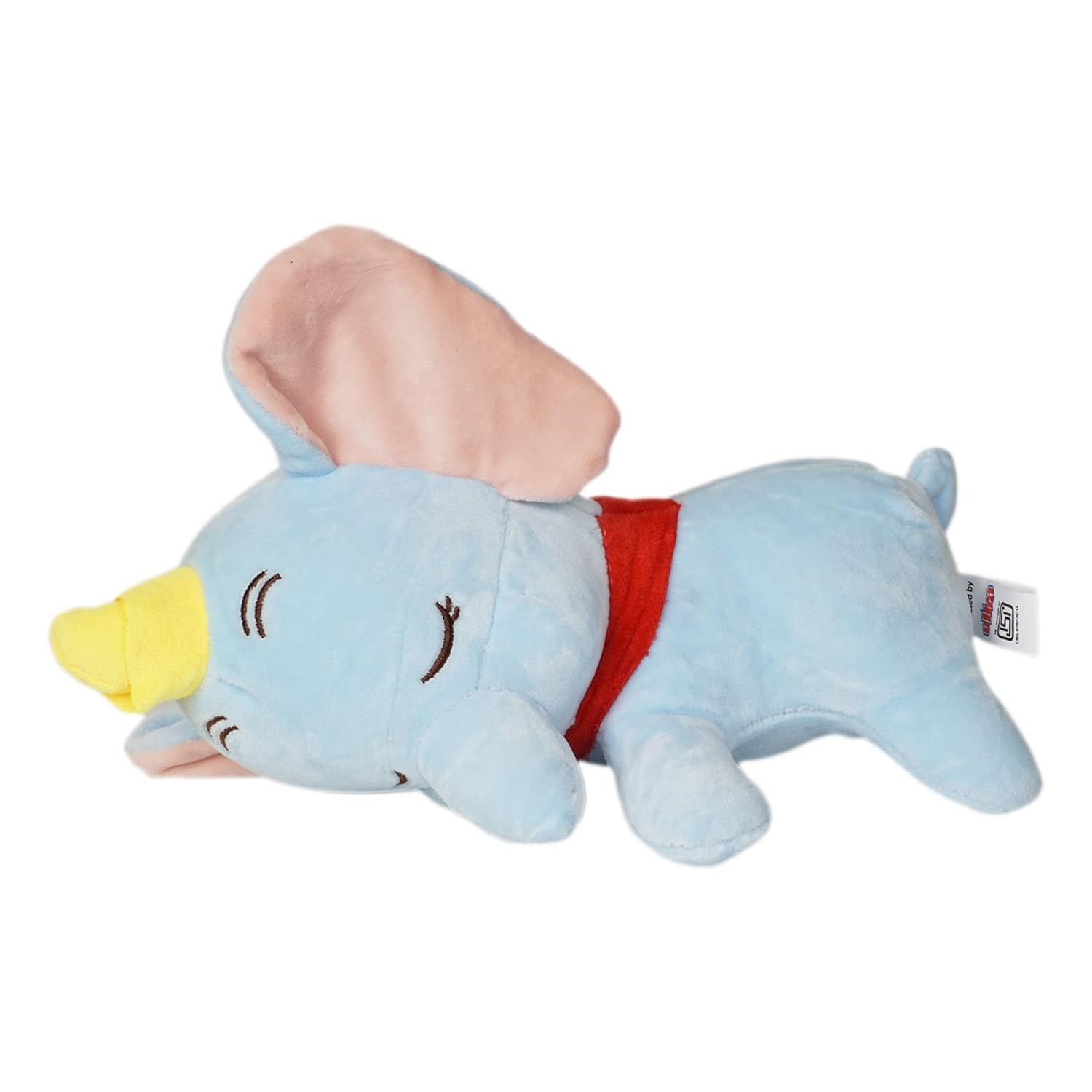 Ultra Sleeping Elephant Soft Plush Kids Animal Toy 11 Inch Blue