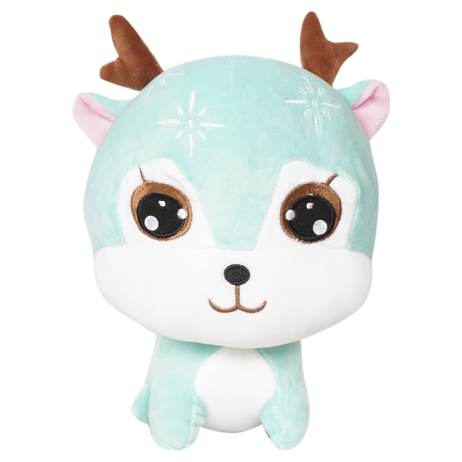 Ultra Cute Deer Soft Stuffed Kids Animal Toy 10 Inch Green